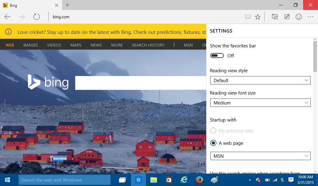 Spartan's HTML5 score & Build 10049 screenshots gallery