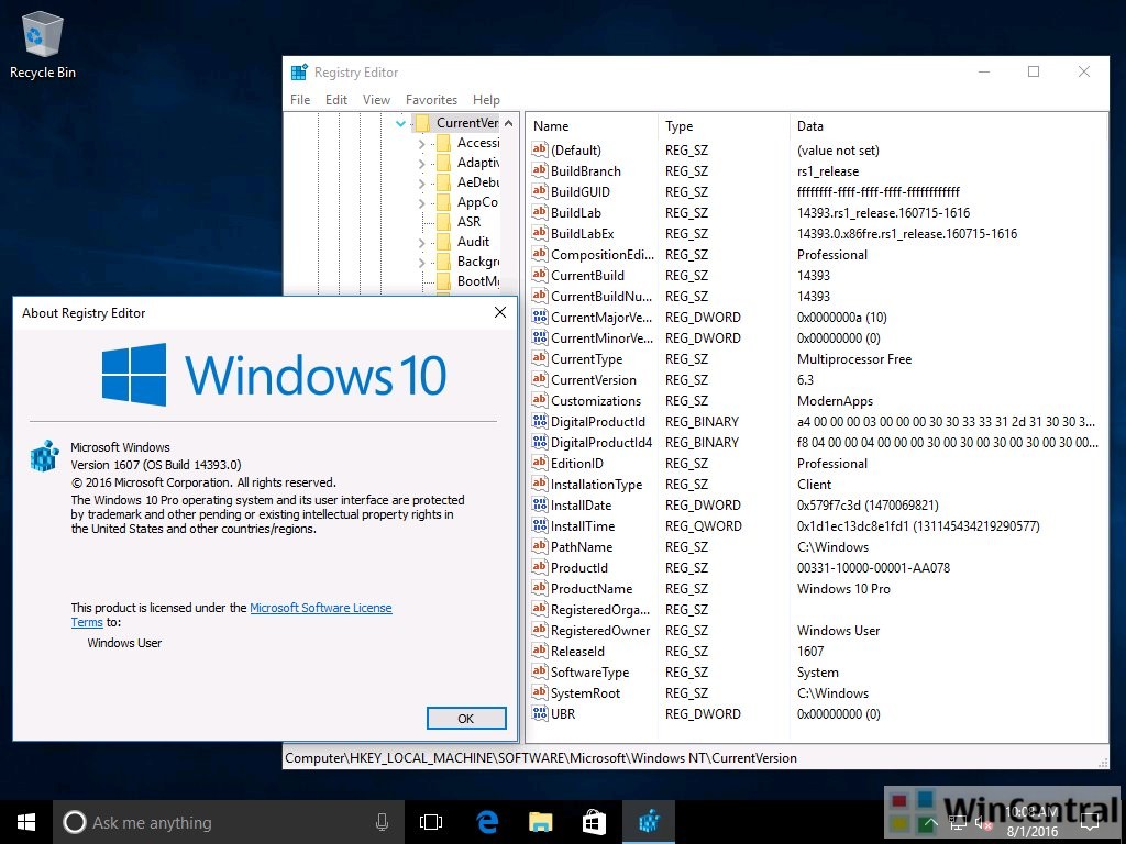 microsoft win 10 iso