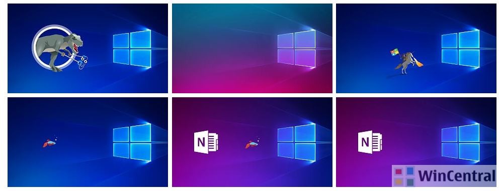 Download free Windows 10 NinjaCat Wallpapers based on Creators Update default  wallpapers