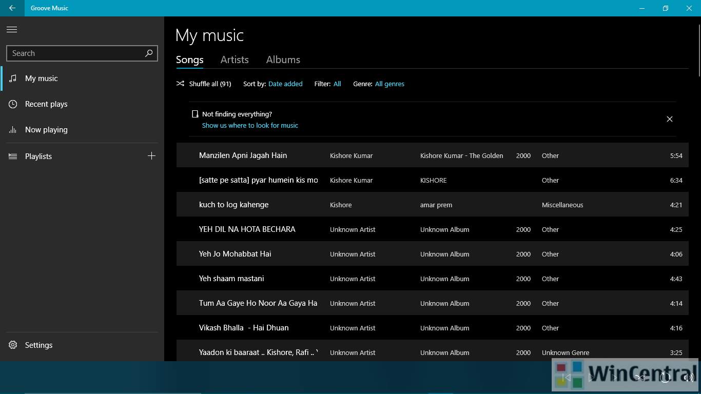 Groove Music with Neon effect