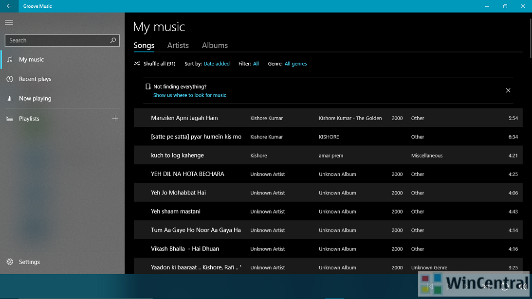 Groove Music with Neon effect