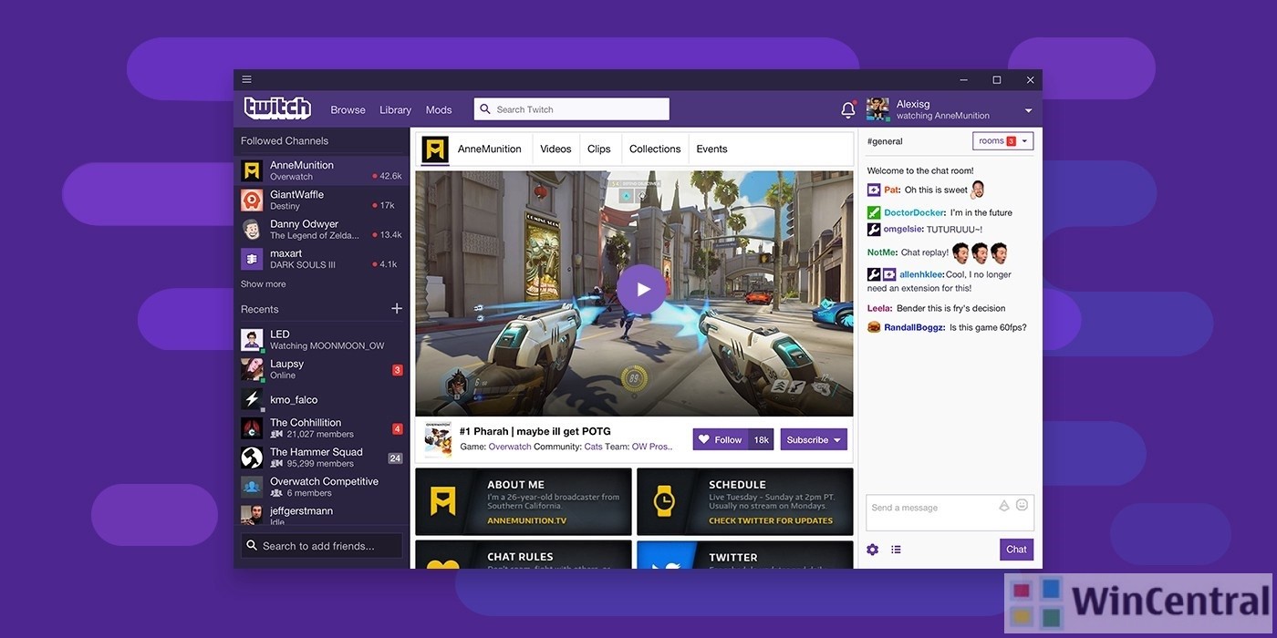 Twitch desktop