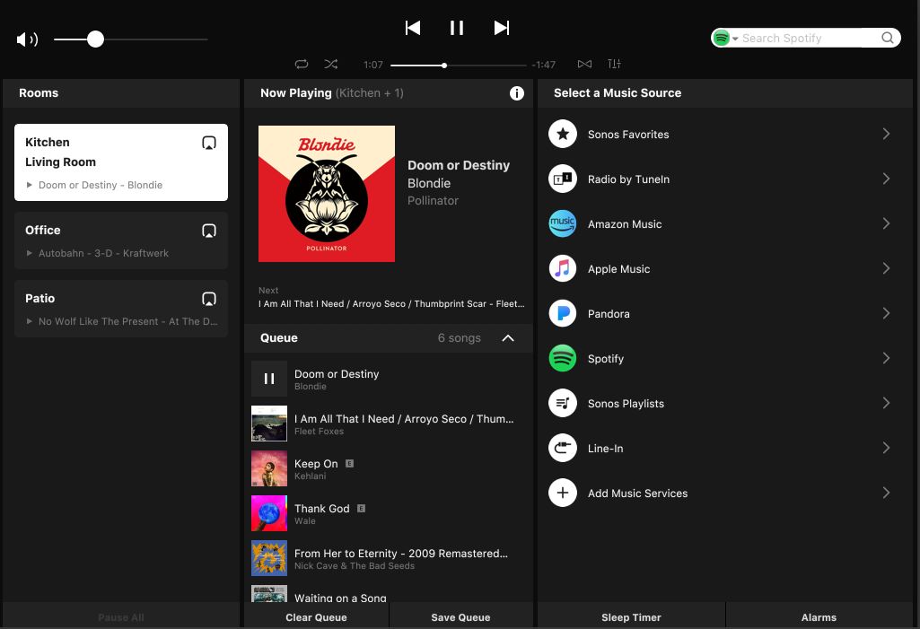 købmand meditation Meget sur Sonos desktop controller app receives an update, looks better but less  functional now - WinCentral