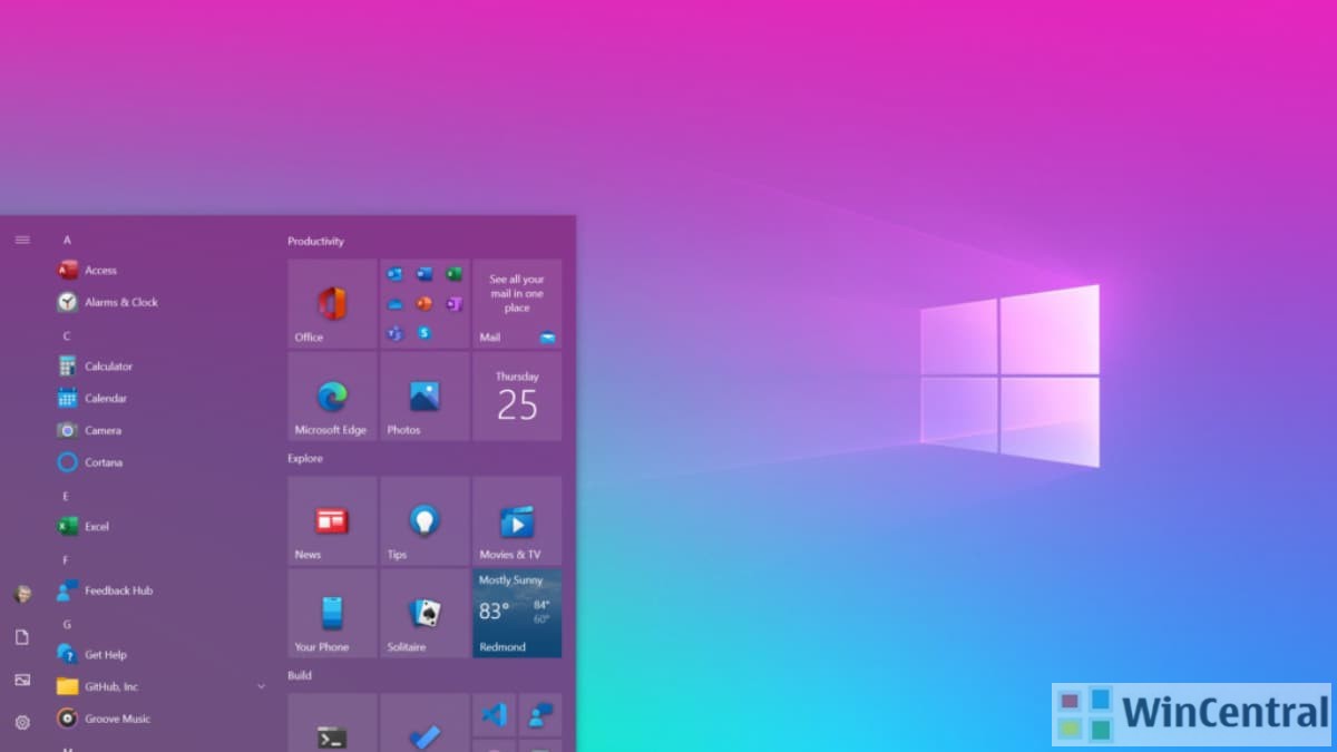 Windows 10 Start Menu