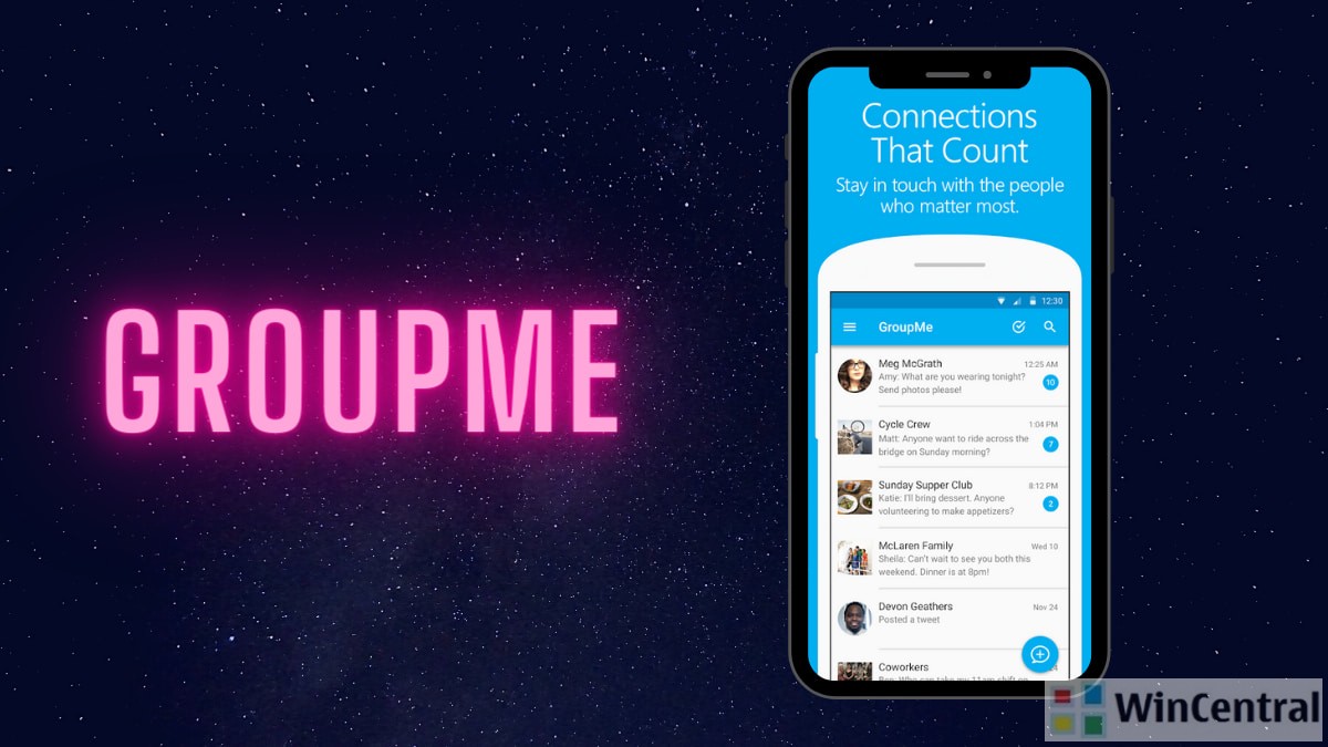 GroupMe app