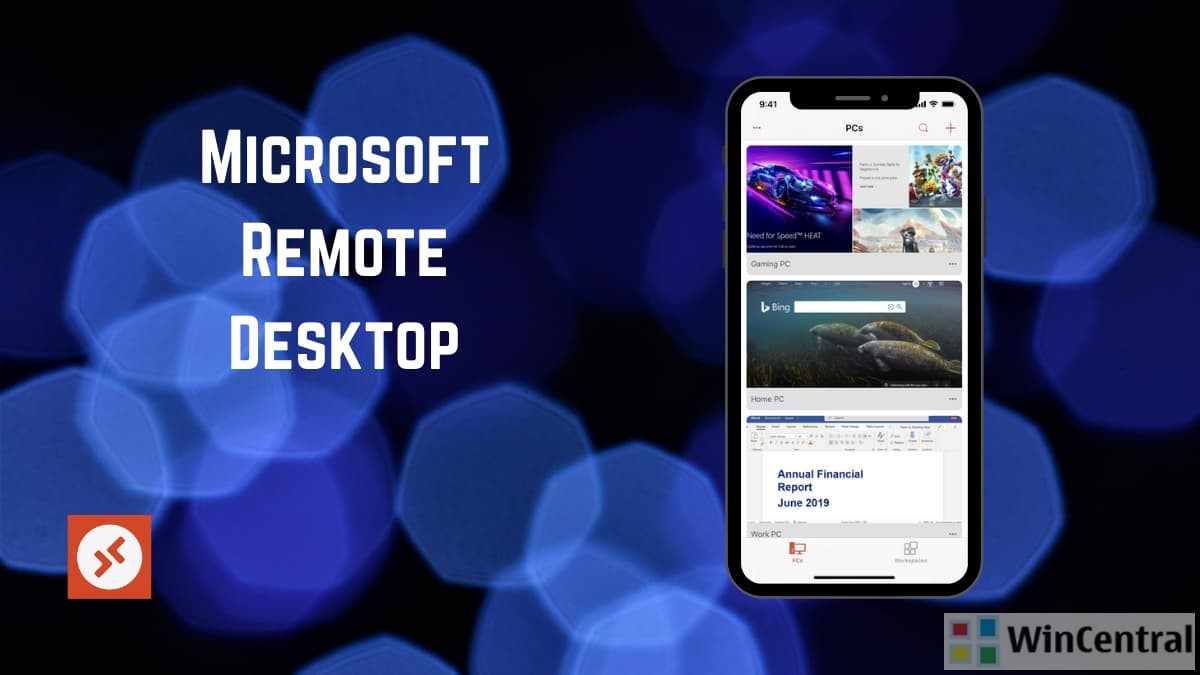 Microsoft Remote Desktop app