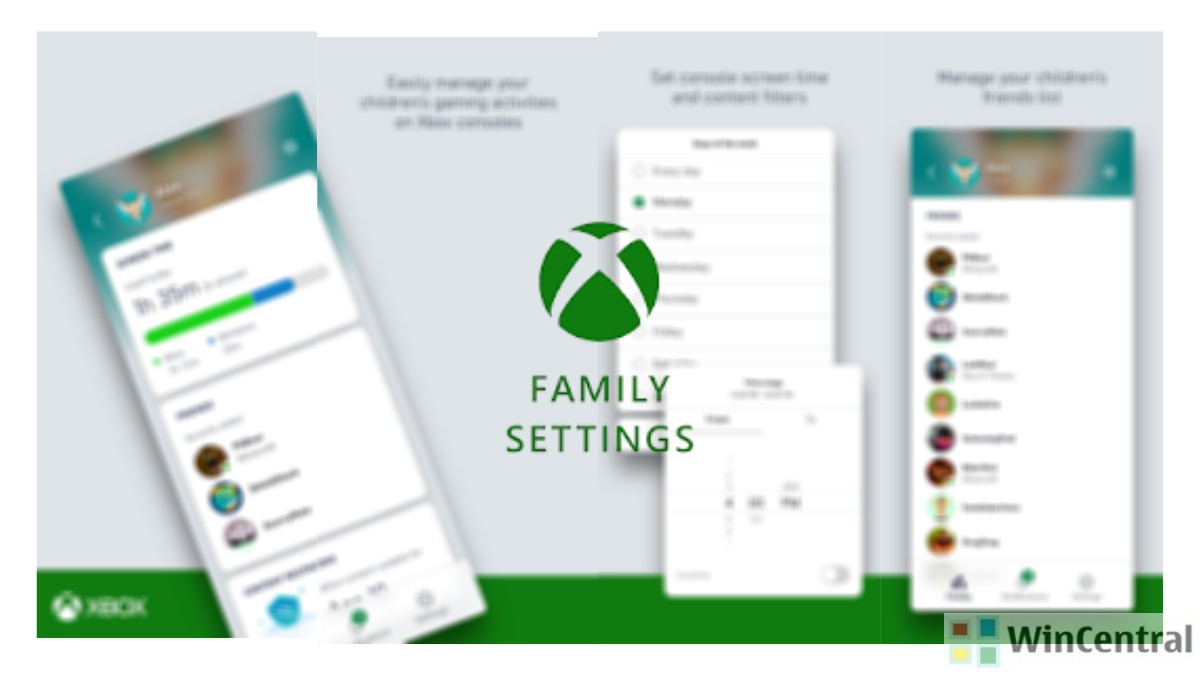 New Xbox Family Settings app