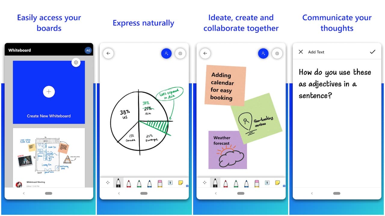 Microsoft Whiteboard app for Android