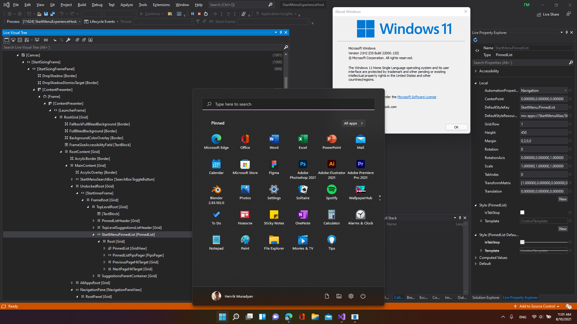 windows 11 start menu free download