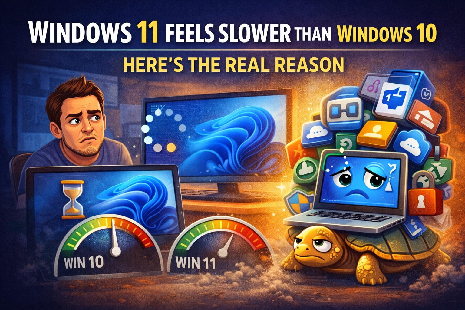 Windows 11 Feels Slower Than Windows 10 — Here’s the Real Reason