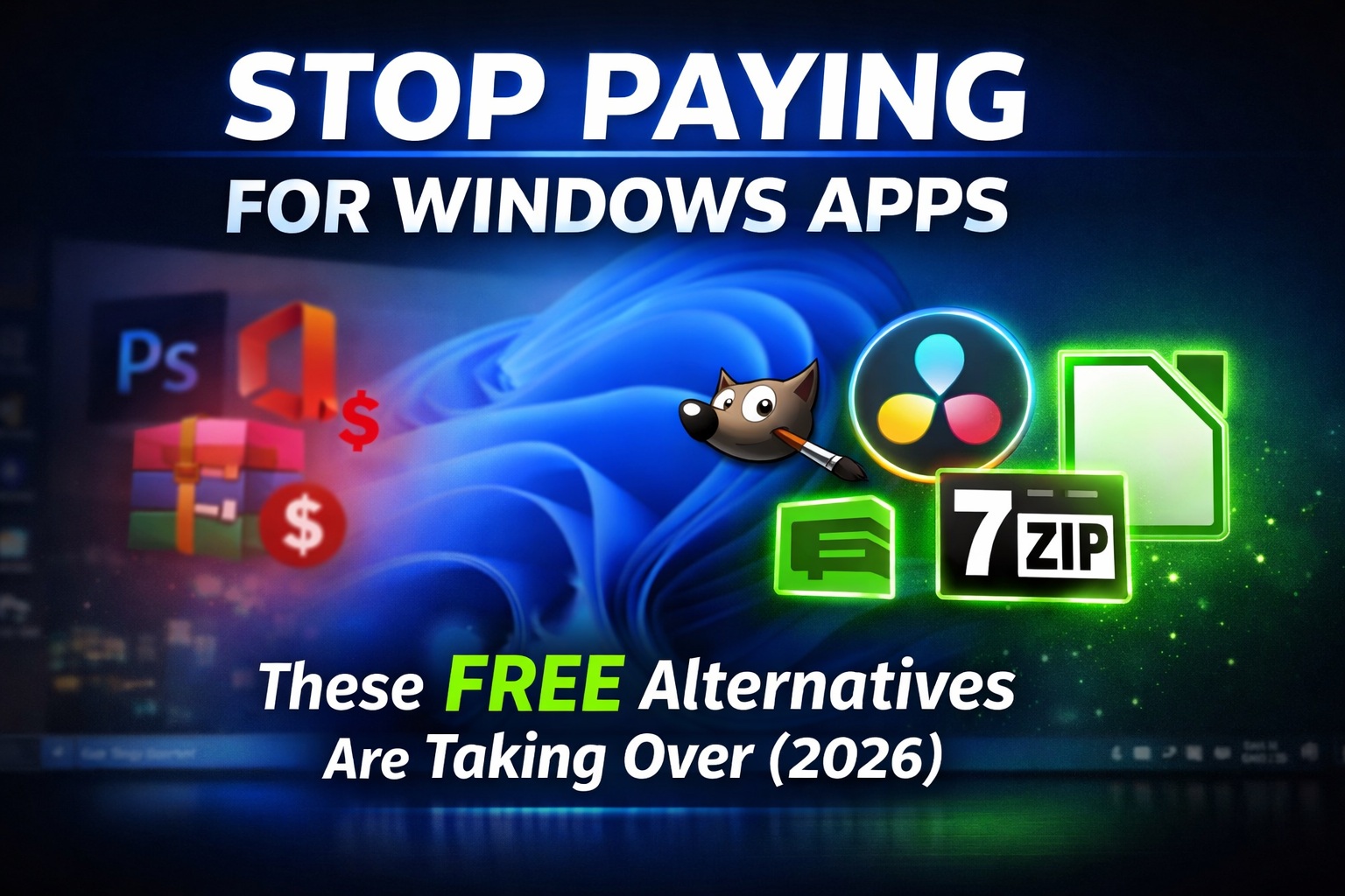 Best Free Alternatives to Popular Paid Windows Apps in 2026