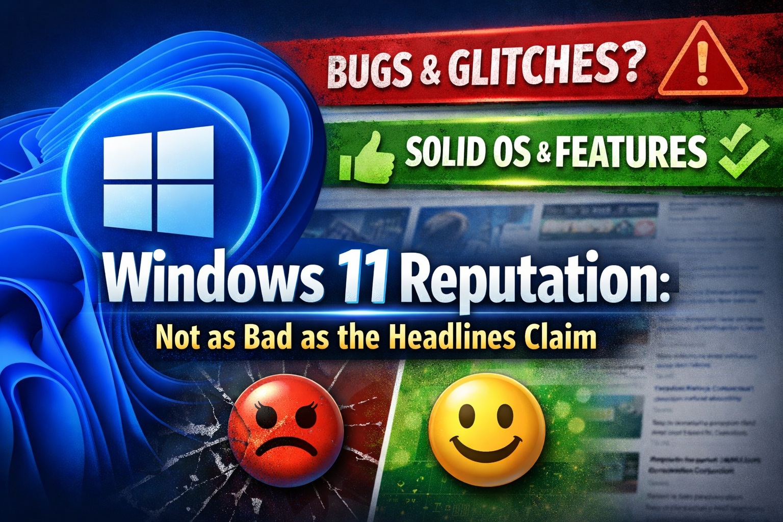 Windows Reputation Install Windows 11 Reputation: Not as Bad as the Headlines Claim