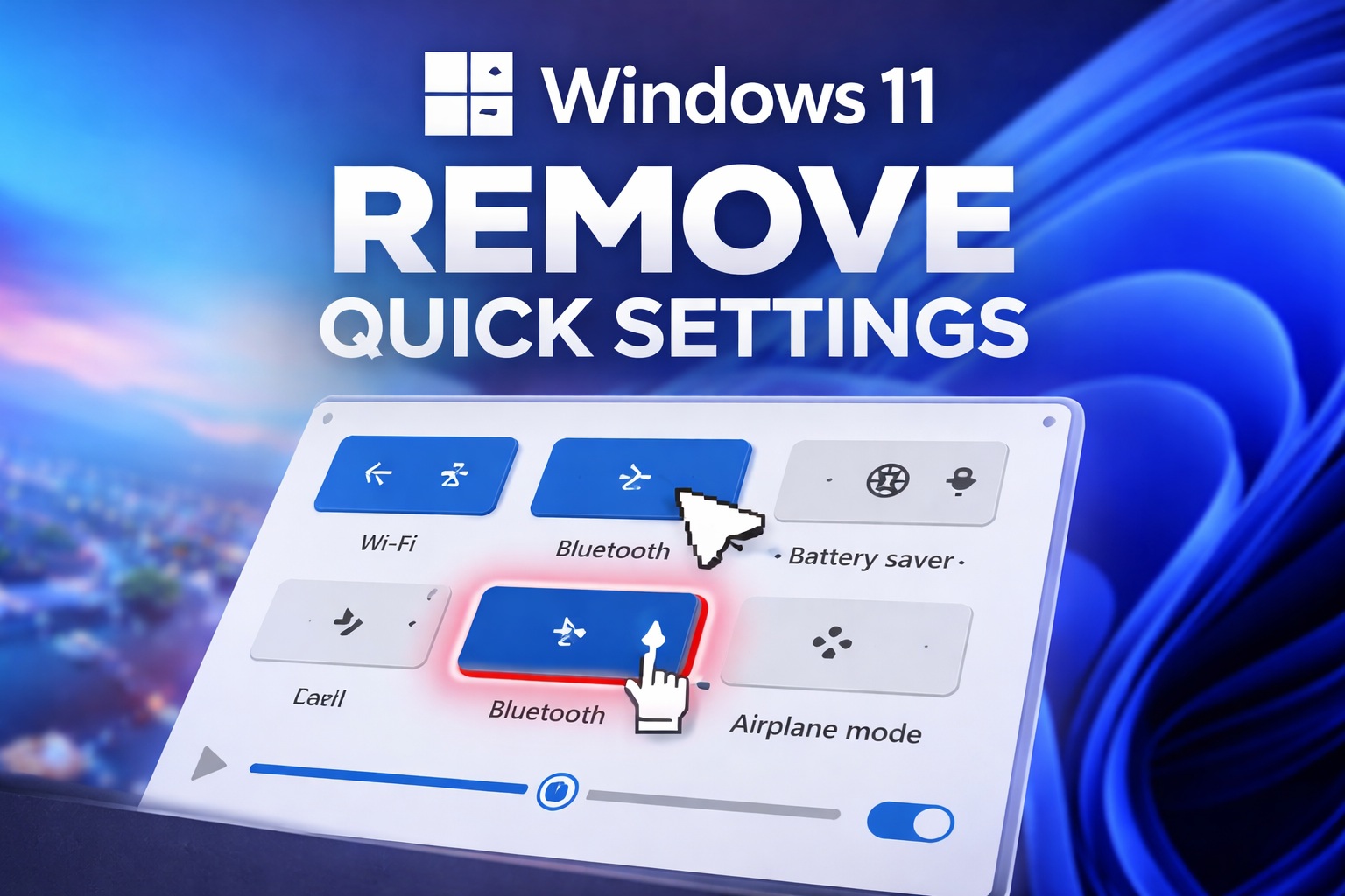 Windows 11 May Bring Back Option to Remove Quick Settings Toggles